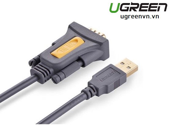 Cáp USB to Com dài 1m chính hãng Ugreen 20210 cao cấp